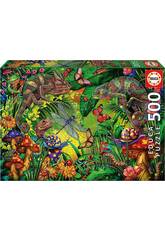 Puzzle 500 Forêt colorée par Educa 19551