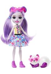 Poupe Panda violet Enchantimals de Mattel HNT58