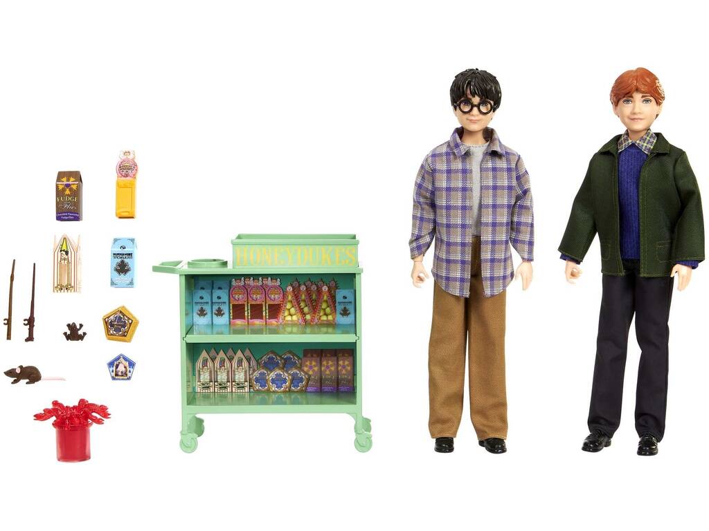 Harry Potter e Ron no Expresso de Hogwarts Mattel HND79