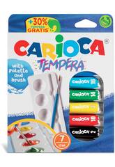 Carioca Temperas Tube de 10 ml avec pinceau et palette par Carioca 40011