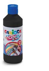 Carioca Bottiglia di vernice acrilica 250 ml. Carioca Nero 40431/02