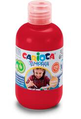 Carioca Bottiglia di tempera 250 ml. Rosso Carioca 40424/10