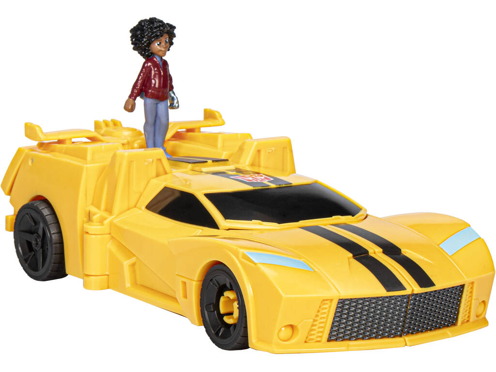 Transformers Earthspark Figur Bumblebee und Mo Malto Hasbro F7662