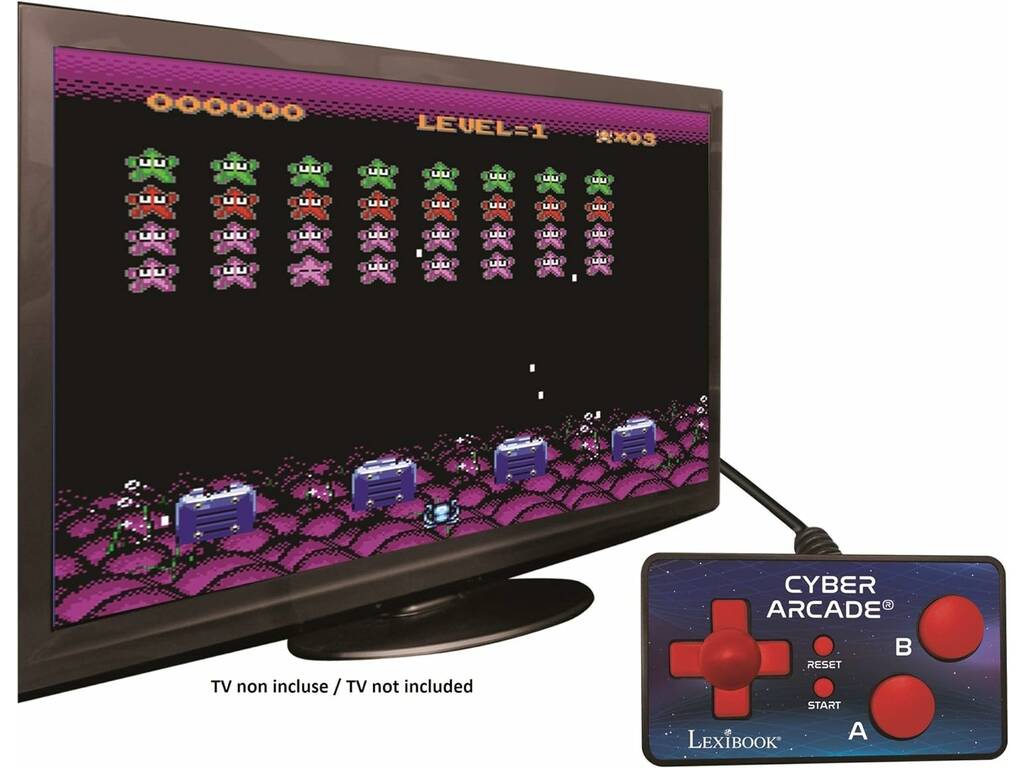 Console portable Cyber Arcade Pocket 200 Jeux Lexibook JG6500