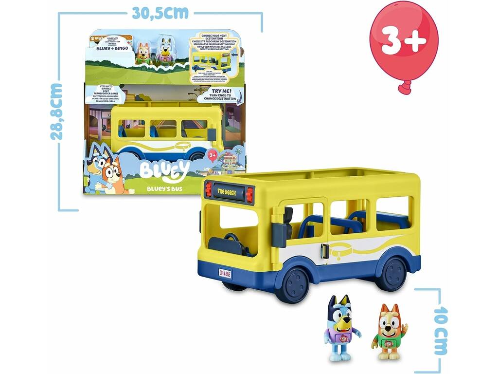 Bluey Famosa Bus scolaire BLY39010