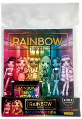 Rainbow High Starte Pack Album mit 4 Panini-Umschlägen