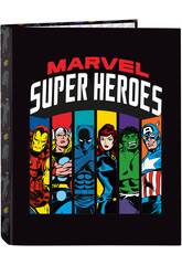 Chemise Folio 4 anneaux mixtes Avengers Super Heroes Safta 512379067