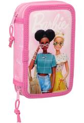 Plumier Doble Barbie Girl 28 Piezas Safta 412310854