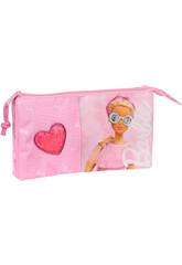 Astuccio triplo Barbie Girl Safta 812310744