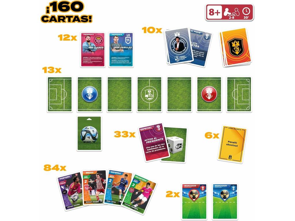 Jeu de cartes Kings League IMC Toys 922020