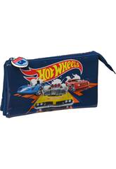 Astuccio triplo Hot Wheels Speed Club Safta 812338744