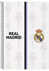 Carnet de notes Folio Couverture rigide 80 h. Real Madrid 1st Kit 22/23 Safta 512254066