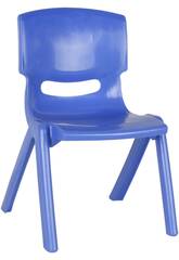 Chaise d'enfant bleue