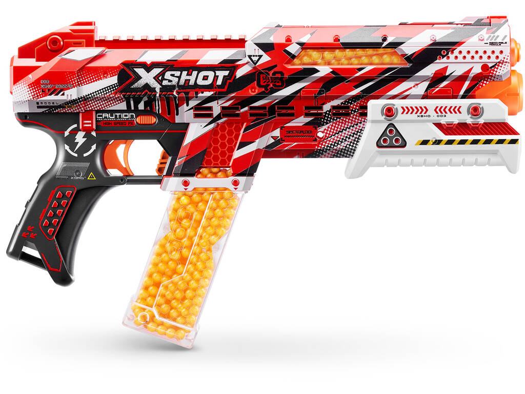 X-Shot Pistola Lanza Bolas Hyper Gel Clutch Zuru 36622 - Juguetilandia