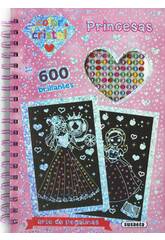 Livre de couleurs et de cristaux Princesses par Susaeta S3568002