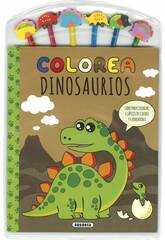 Buch 6 Farben Dinosaurier Susaeta S6082003