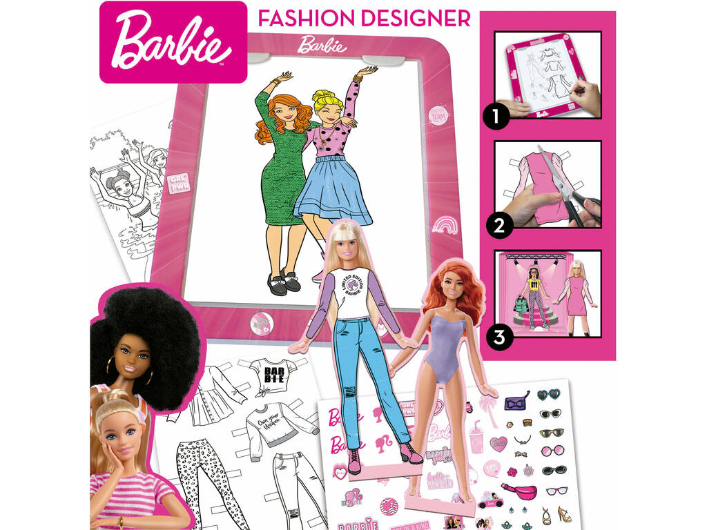 Tavolo luminoso Barbie Educa 19825