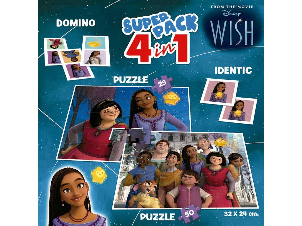 Jogo Educa Superpack 4-em-1 Disney Princess