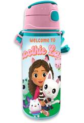 Gabby Dollhouse Kids Bouteille en aluminium de 600 ml avec poignée GD00010