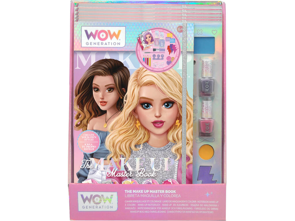 Master Book Trucca e Colora Wow Generation di Kids Licensing WOW00058