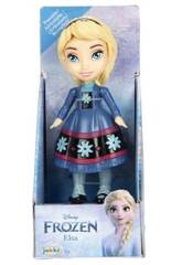 Disney Frozen Mini Muñeca Elsa 8 cm. Jakks 22771