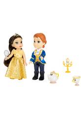 Princesas Disney Set Bella y El Príncipe Jakks 218854