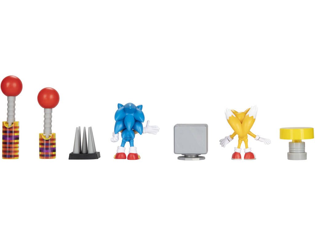 Sonic Diorama Figuren 6 cm Jakks 409254-RF1