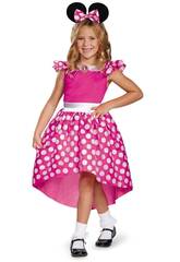 Costume per bambina Disney Minnie Rosa Classic 3-4 Anni Liragram 129449M-UK