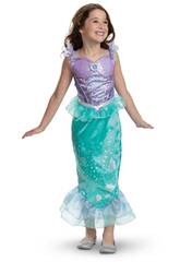 Traje Rapariga Disney 100 Aniversrio Ariel Classic 5-6 Anos Liragram 156029L-EU