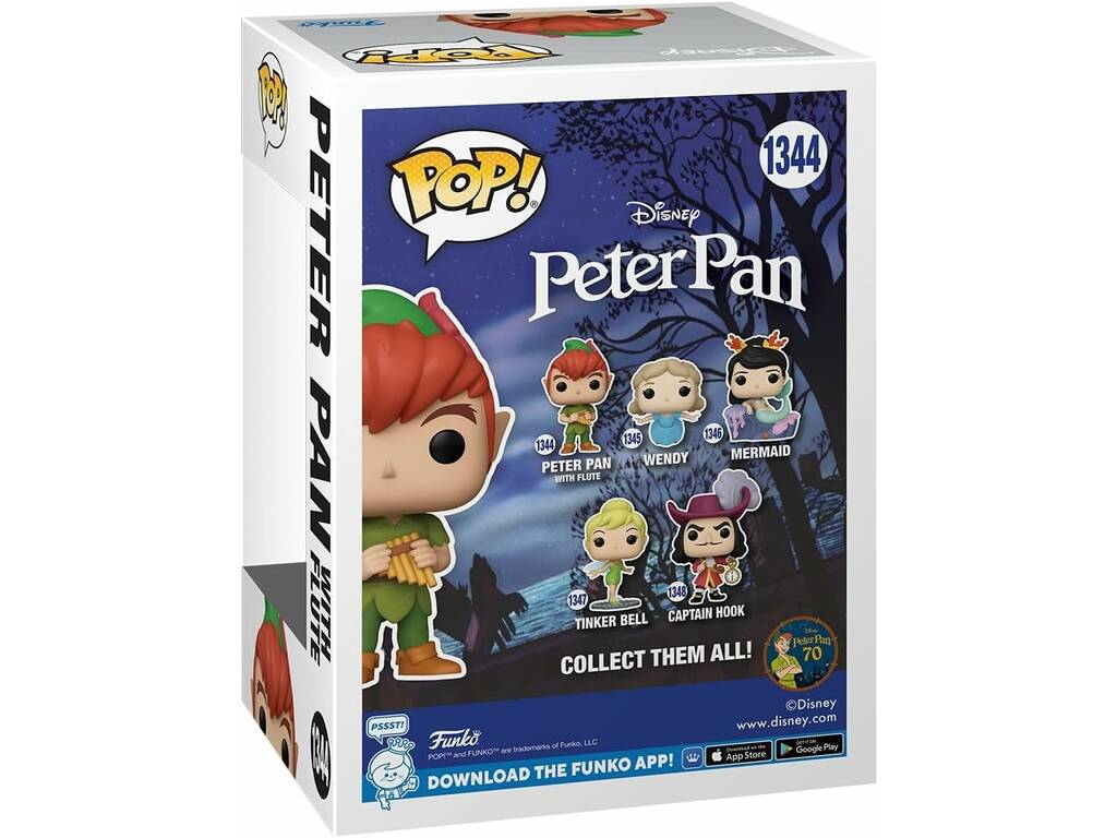 Funko Pop Disney Peter Pan 70. Jubiläum Peter Pan mit Flöte Funko 70697