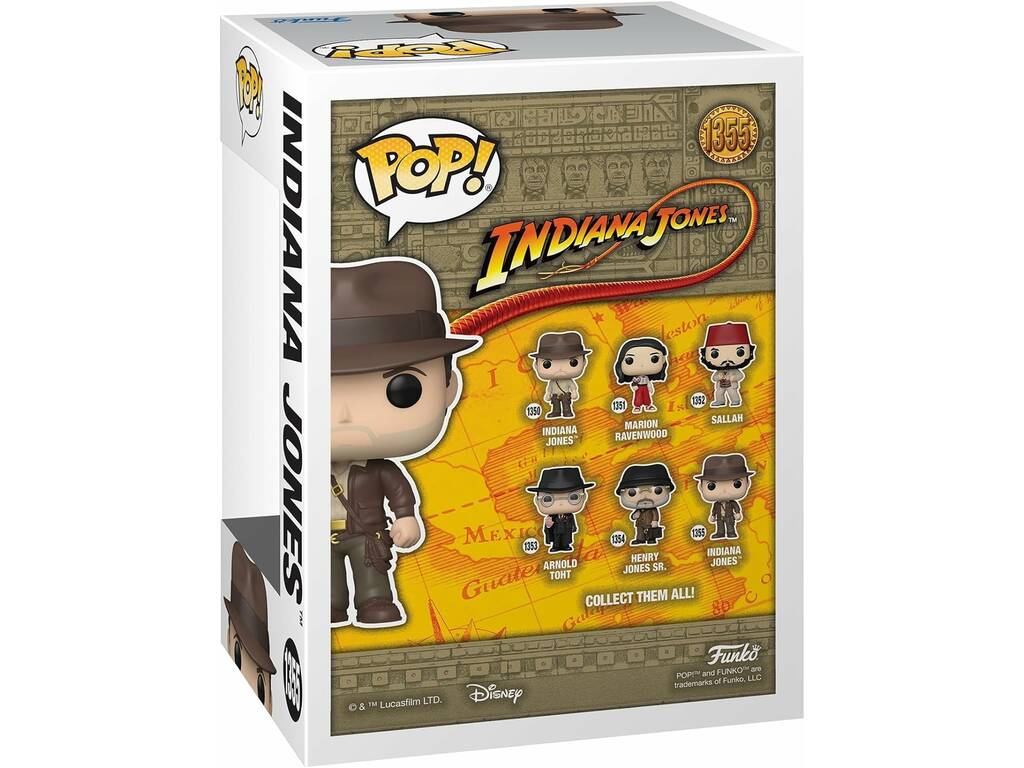 Funko Pop Movies En Busca del Arca Perdida Indiana Jones con Cabeza Oscilante Funko 59259