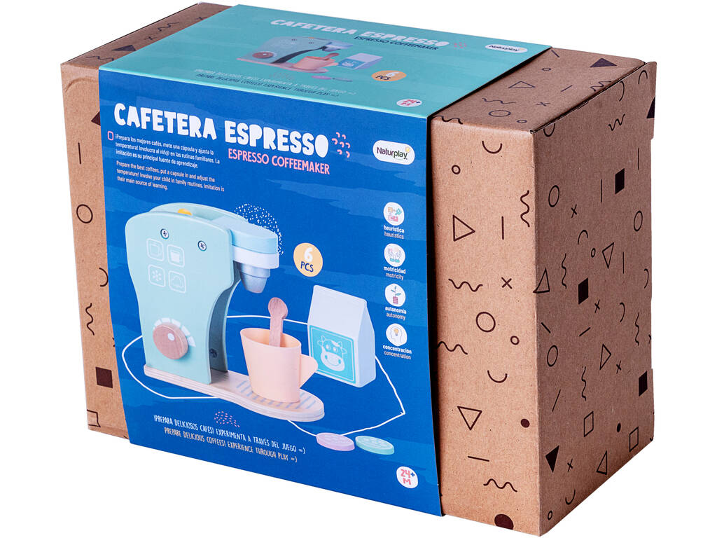 Cafetera Espresso Madera