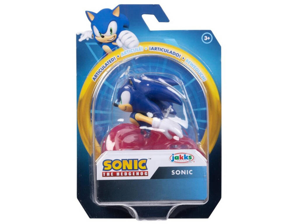 Sonic Figura articulada 7 Cm Jakks 419024-8-GEN