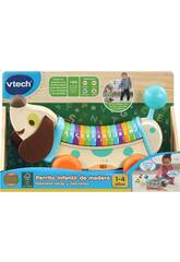 Eco Perrito Infantil De Madera Descubre Letras y Canciones de Vtech 615222