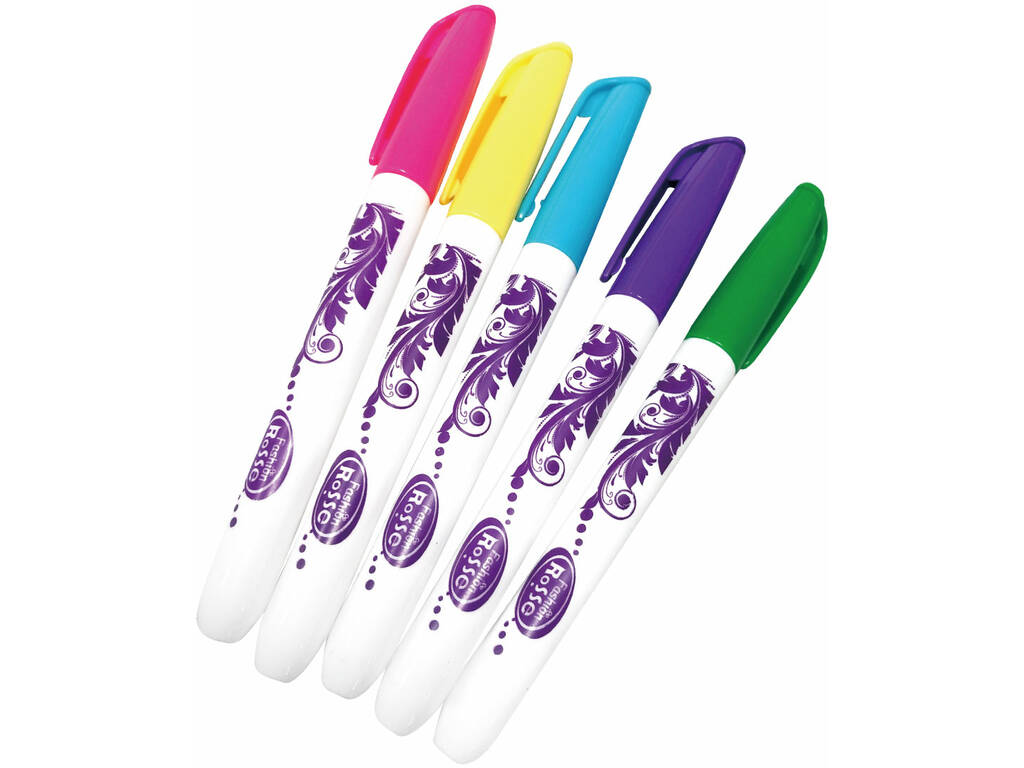 Zaino da colorare sirena con 5 pennarelli lavabili