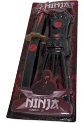 Set Armas Ninja con Katana 35 cm. y Garra