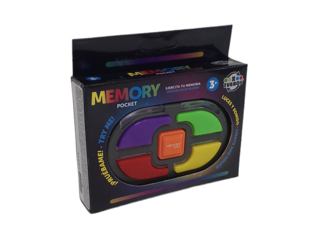 Pocket-Memory-Spiel mit Licht und Ton