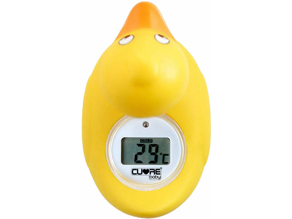 Termómetro Digital para Banho Patinho Amarelo com Alarme e Auto OFF