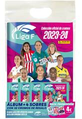 Liga F 23-24 Starter Pack lbum com 4 Envelopes Panini