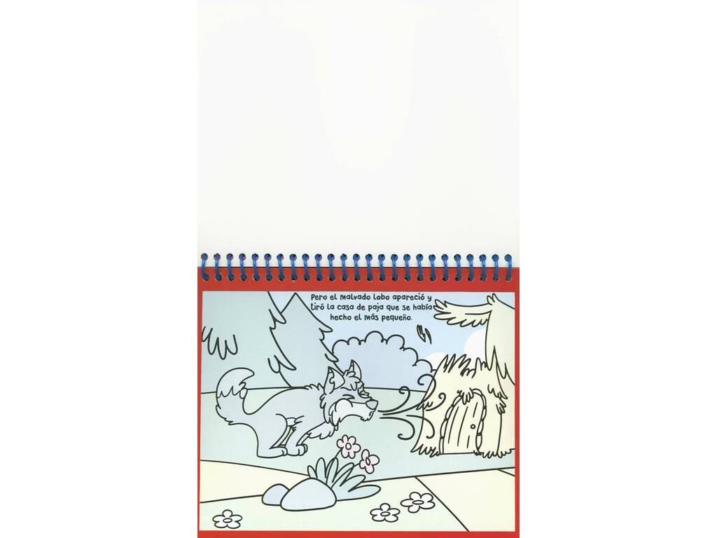 Les trois petits cochons au feutre à eau Je découvre les couleurs Livre