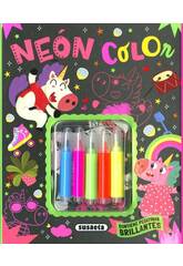 Libro Nen Color Unicornios 2 con Rotuladores y Pegatinas