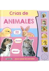 Vozes de Animais Livro Filhotes de Animais Susaeta S3632001