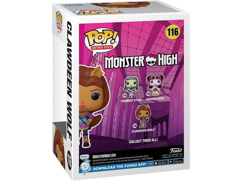Funko Pop Monster High Loup Clawdeen Funko 67428
