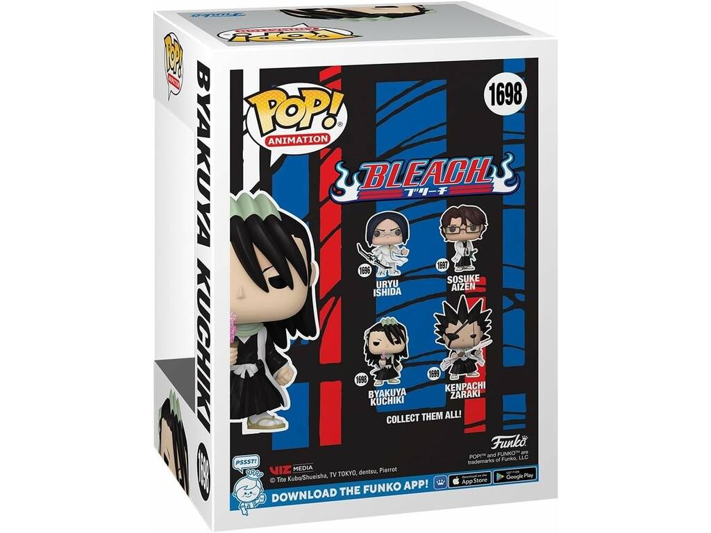 Funko Pop Animation Bleach Figura Byakuya Kuchiki