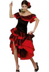 Flamenco-Kostm fr Damen, Gre S