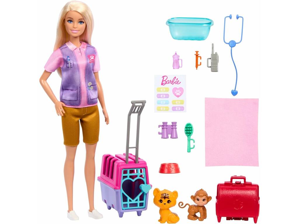 Barbie Tu Podes Ser Resgatadora e Libertadora de Mattel HRG50