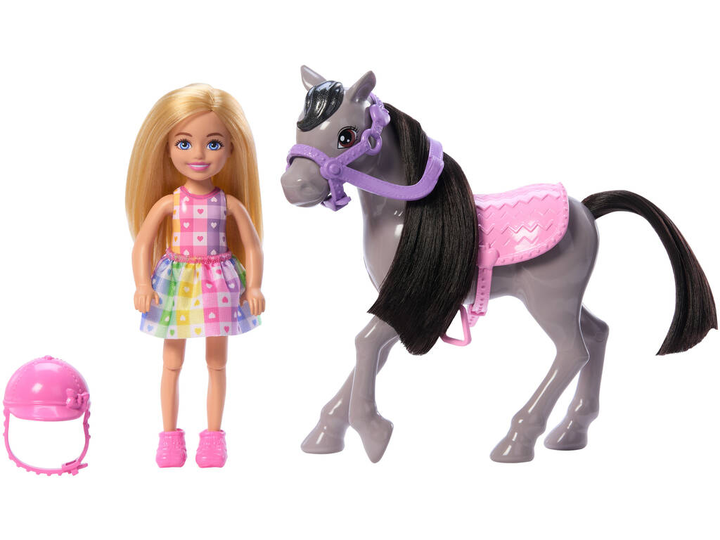 Barbie Chelsea y Su Poni de Mattel HTK29