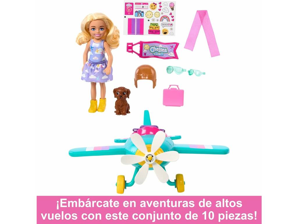 Barbie Chelsea Tu peux être aviateur par Mattel HTK3