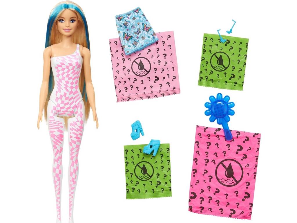 Barbie Color Reveal Muñeca Serie Ritmo Arcoíris Mattel HRK06