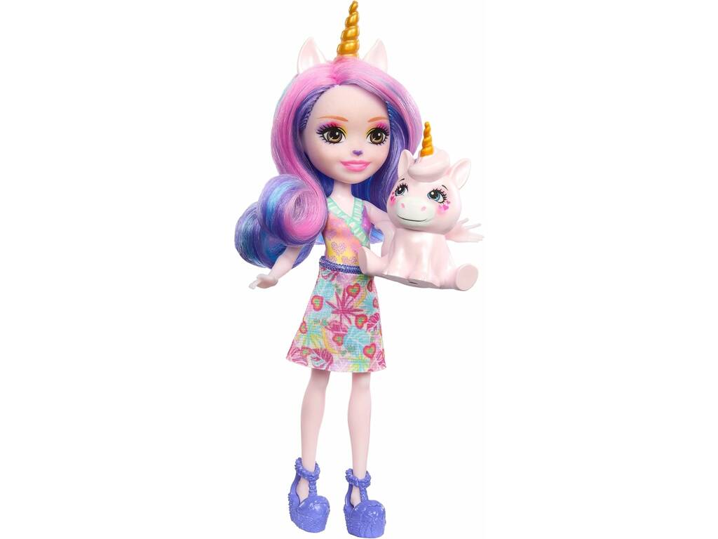 Enchantimals Sunshine Beach Bambola Ulia Unicorn e Pacifica Mattel HRX84